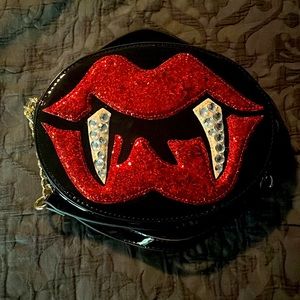 Betsey Johnson vampire fangs crossbody